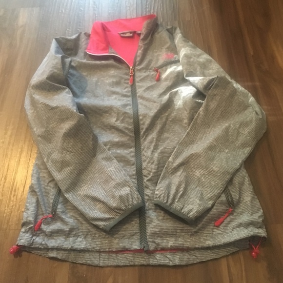 New Balance Jackets & Blazers - New Balance grey/pink windbreaker
